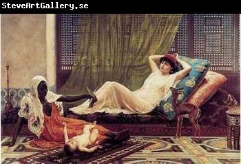 unknow artist Arab or Arabic people and life. Orientalism oil paintings 111